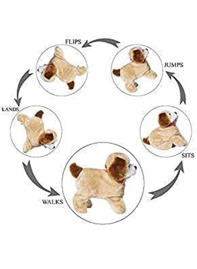 SKYBUCKET Jumping, Walking Barking dogattery Operated Back Flip Puppy toyor KidsJumping Dog - Image 5
